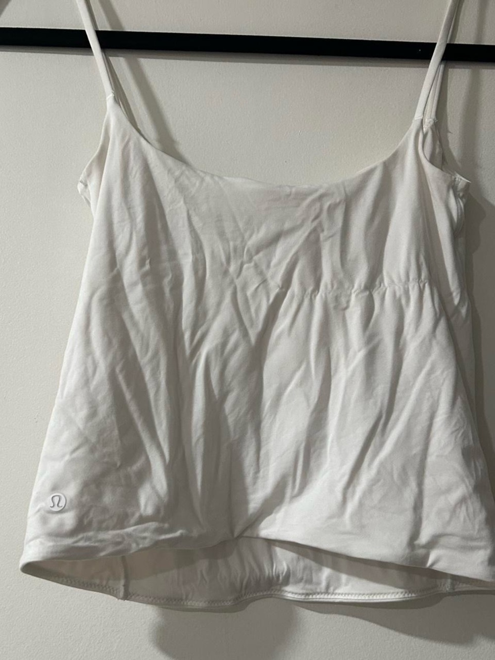lululemon athletica White Tank Top with Slim Straps